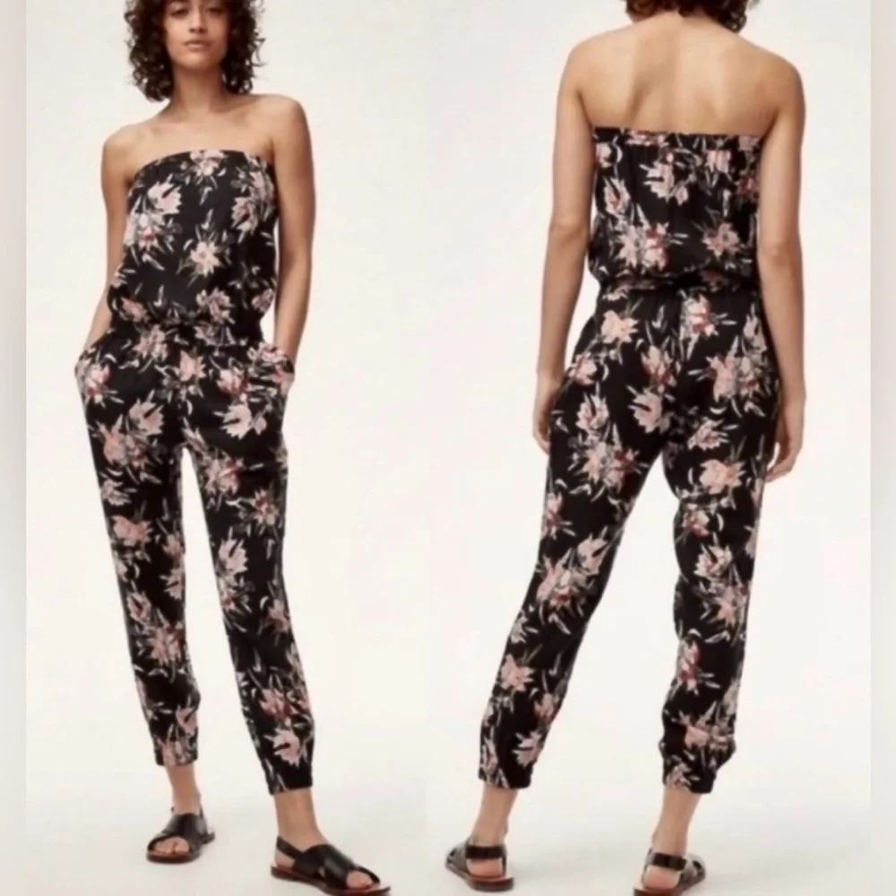 2/$25 Aritzia Talula Tabata Floral Jumpsuit - Picture 1 of 5